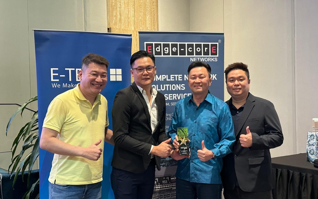Best 2024 Rising Star Distributor – Malaysia by Edgecore Wi-Fi